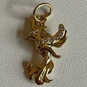 Origami Owl Gold Phoenix “Still I Rise” Dangle